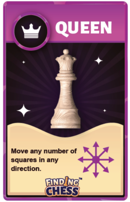 Queen movement card