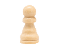Pawns move only one space on their first move.